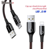 Cáp sạc Lightning tự ngắt thông minh Baseus