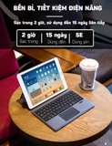 Bàn phím Bluetooth cho iPad 10.2 inches có touchpad kèm bao da T1096 cho iPad gen 7 2019