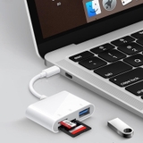 Đầu Đọc Thẻ Nhớ USB C Sang Micro SD TF 3 Trong 1