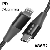 Cáp sạc ANKER PowerLine +II C to Lightning phiên bản màu đen giới hạn A8652