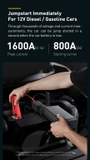 Bộ kích nguồn ô tô Baseus BS-CN02 Reboost Jump Starter với nguồn điện lưu trữ di động 220V / 100W (CN + EU)