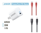 Combo sạc nhanh Anker 20W PD Powerline +ii cho iPhone/iPad