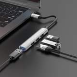 Hub Chuyển Cổng Type C Ra USB 3.0 & USB 2.0 Hoco HB26