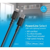 Cáp Anker Powerline select USB-C to Lightning A8612