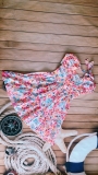 Váy thiết kế bé gái tay ngắn buộc dây - giá sỉ