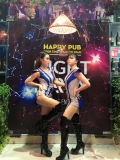 Trang phục nhảy hiện đại sọc xanh