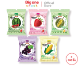 Kẹo Sữa Mềm Dẻo Trái Cây Biskio Big One Group Milk Soft Candy