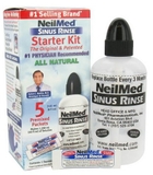 Bình rửa mũi Neilmed kèm 5 muối rửa (có hộp)