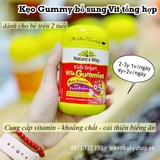 Kẹo Gummies Multivitamin for Fussy Eaters Nature's Way cho trẻ biếng ăn 60 viên