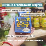 Muối biển tự nhiên Ivenet cho bé
