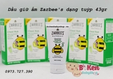 DẦU BÔI ẤM NGỰC ZARBEE’S CHEST RUB dạng tuýt 43g