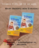 Vitamin D3 Baby Ddrops Canada (400IU) cho trẻ sơ sinh