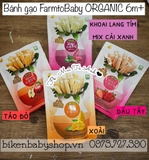 Bánh que hữu cơ Farm To Baby Organic cho bé từ 6 tháng