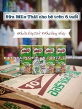 Sữa nước Milo Thái thùng 48 hộp x 170ml