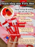 Thạch hồng sâm Yuyu Hàn Quốc (Pack 3 hộp x 20 gói)