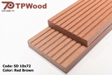 Ốp Tường Gỗ TP WOOD SD 75x10 RED BROWN