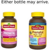 Vitamin Tổng Hợp Cho Bà Bầu Nature Made Prenatal Multi +DHA 150 Viên