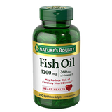 Dầu Cá Nature's Bounty Fish Oil 1200mg Omega 3 Của Mỹ 200 viên
