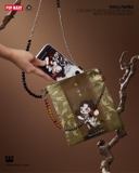 SKULLPANDA The Ink Plum Blossom Series-Bead String Mini Bag