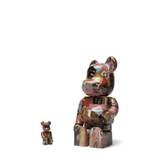 Bearbrick Andy Warhol x JEAN-MICHEL BASQUIAT #2 400% + 100% Set