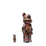 Bearbrick Andy Warhol x JEAN-MICHEL BASQUIAT #2 400% + 100% Set