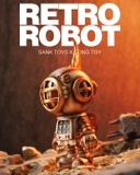 Sank Toys X NONG TOY Retro Robot-Silver