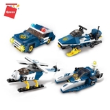 Lego 8in1 Thực thăng chiến đấu - Qman 1801