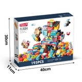 Lego Chính Hãng Feelo- Robot Biến Hình 192 Chi Tiết