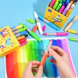 Bộ Màu Sáp Lụa Mideer Silky Crayon 12 Màu Cho Bé 3+