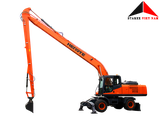 Xe đào lốp cần dài 18 mét HENGTE HT215H
