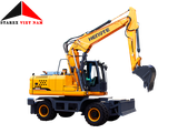 Xe đào lốp 08 HENGTE HT185W (Cần 3 đốt)