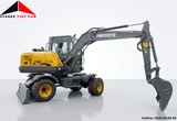 Máy xúc đào bánh lốp 03 Trung Quốc Hengte HT75W