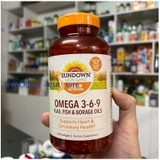 Sundown, viên uống Sundown Non-GMO bổ sung Omega 3-6-9