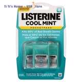 Listerine, Pocketpaks Breath Strips Cool Mint, miếng ngậm thơm miệng, vỉ 24 miếng ngậm