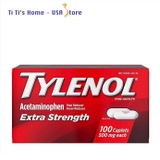 Tylenol, viên uống Tylenol Extra Strength Acetaminophen giảm đau & giảm sốt, 500 mg