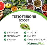 Natures Plus, T Male, Testosterone booster for Men, tăng cường Testosterone cho nam, lọ 60 viên
