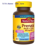 Nature Made, viên uống bổ bầu Nature Made Prenatal, Folic Acid+ DHA, hộp 110 viên mềm