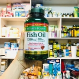 Nature's Bounty, Fish Oil 1200 mg, Omega-3 360 mg, viên nang mềm