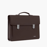 Cặp xách nam công sở da bò epsom CTS28 màu nâu