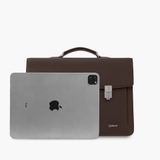 Cặp xách nam công sở da bò epsom CTS28 màu nâu