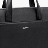 Cặp xách nam khóa số cao cấp da bò Taiga CTS21 Màu đen