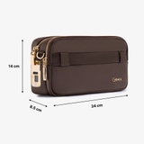 Clutch cầm tay đeo chéo da bò vân Togo cao cấp RB09