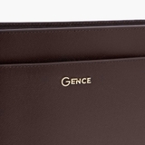 Clutch cầm tay đeo chéo da bò Taiga màu nâu RB16