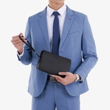 Clutch cầm tay nam da bò vân Togo cao cấp RB06