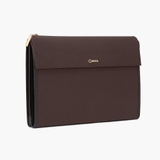 Clutch đựng tài liệu A4 da bò Taiga CL09 màu nâu