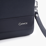 Túi cầm tay nam Gence đeo chéo da bò Mill TC04 Xanh