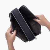 Túi cầm tay nam Gence đeo chéo da bò Mill TC04 Xanh