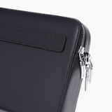 Túi cầm tay nam Gence đeo chéo da bò Mill TC05 Đen