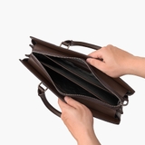 Túi xách nam Gence da bò Swift GCE29 màu nâu