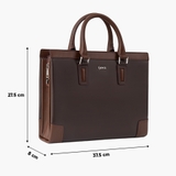 Túi xách nam Gence da bò Swift GCE29 màu nâu